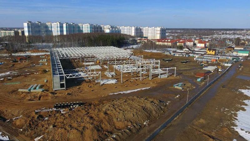 Складской корпус из металлоконструкций